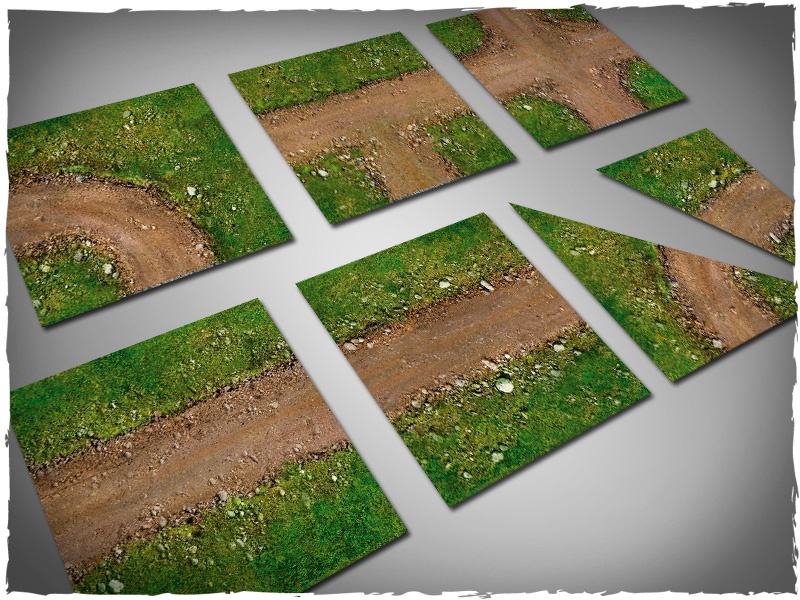 terrain tiles dirt path road roads cut deep wargames wargaming mats river rpg tabletop war studio miniature games cobble streams