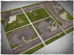 Game mat - Walking Dead Town tiles