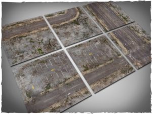 Game mat - Walking Dead City tiles