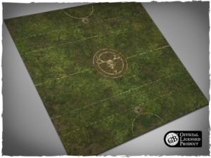 Game mat - Hunters Sun Father Guild Ball pitch