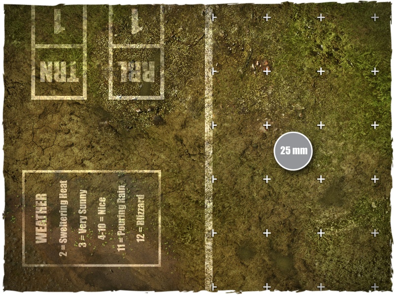 Game mat Muddy Field DeepCut Studio