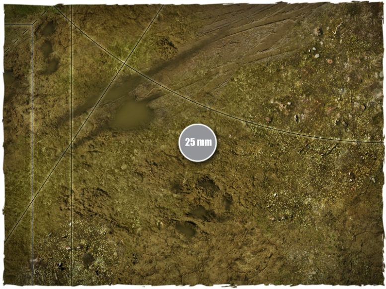 Game mat Muddy Field DeepCut Studio