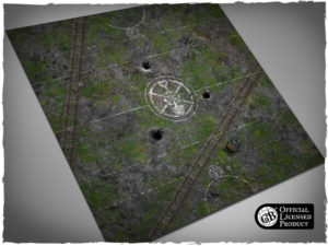 Game mat - Miners Guild Ball pitch