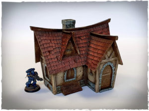 Prepainted scenery - fantasy house #1