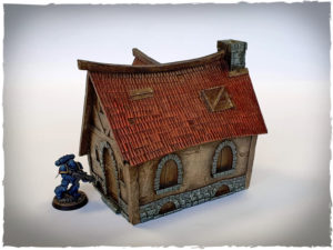 Prepainted scenery - fantasy house #2