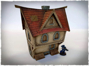 Prepainted scenery - fantasy house #4
