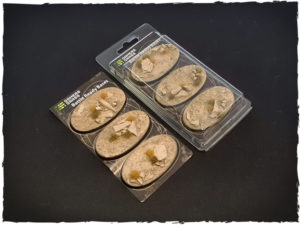 Battle ready bases - Arid Steppe, 75 mm, oval, x3