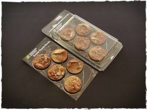 Battle ready bases - Badlands, 40 mm, round, x5