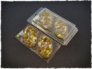 Battle ready bases - Highland, 90 mm, oval, x2