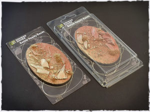 Battle ready bases - Badlands, 105 mm, oval, x1