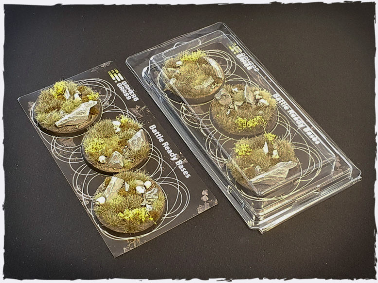 Basette Da Gioco Già Pronte Gamers Grass | 60 Mm Highland | Dipinte A Mano Con Pois | Per Wargame E Modellismo