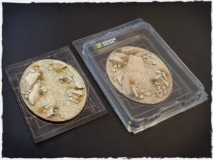 Battle ready bases - Arid Steppe, 120 mm, oval, x1