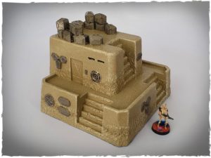 Prepainted scenery - desert house #5