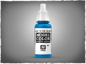 Vallejo Model Color acrylic paint - 70.736 Fluorescent Blue