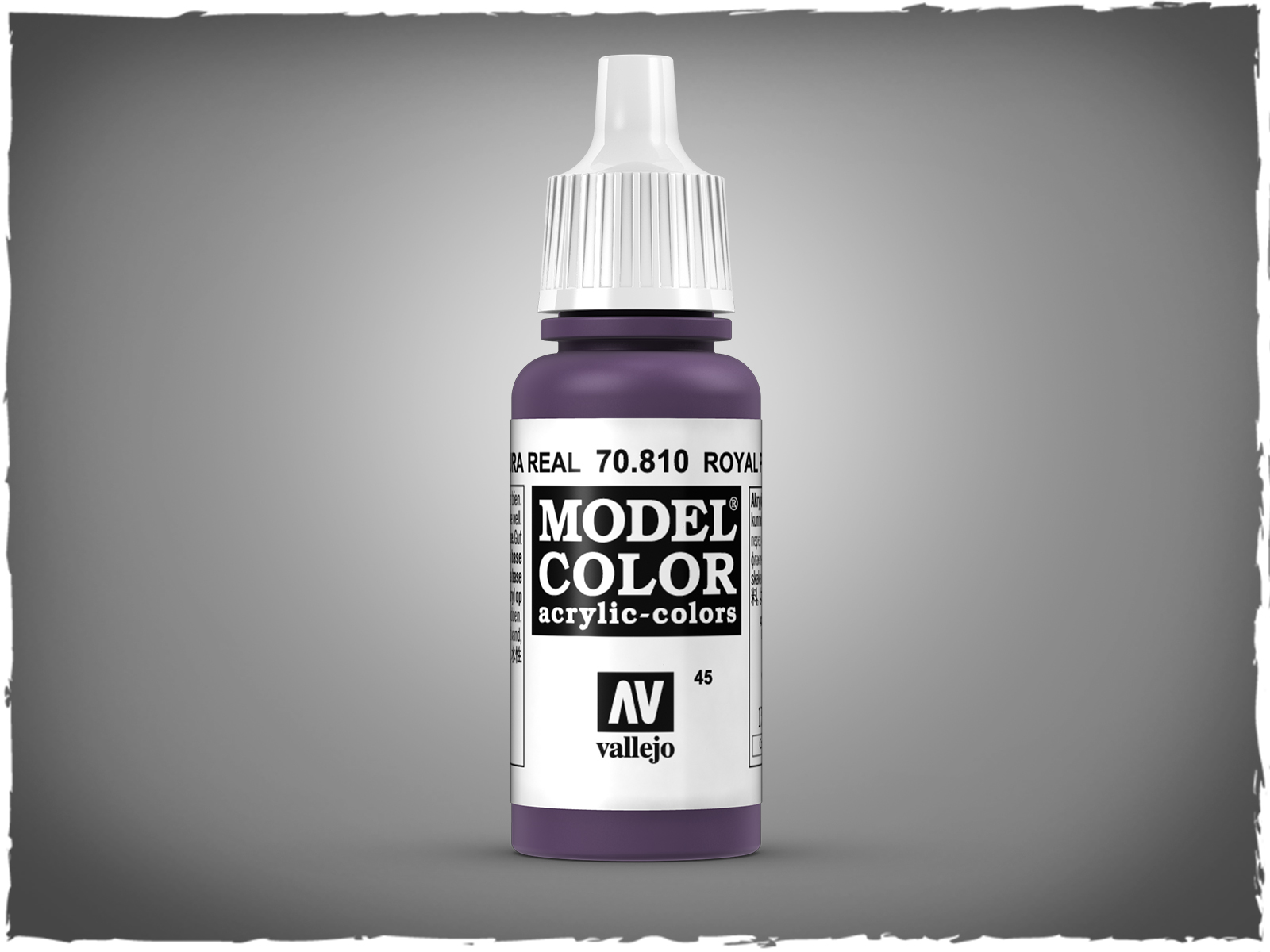 Royal Purple Model Color Acrylic Paint 17ml (.57 Fl Oz) Bottle Vallejo  Paints 