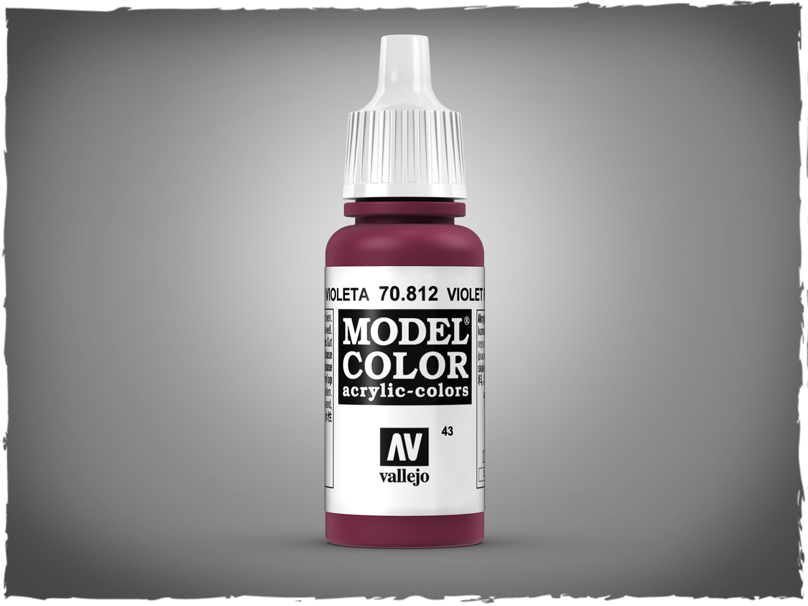 Vallejo Model Color acrylic paint - 70.812 Violet Red