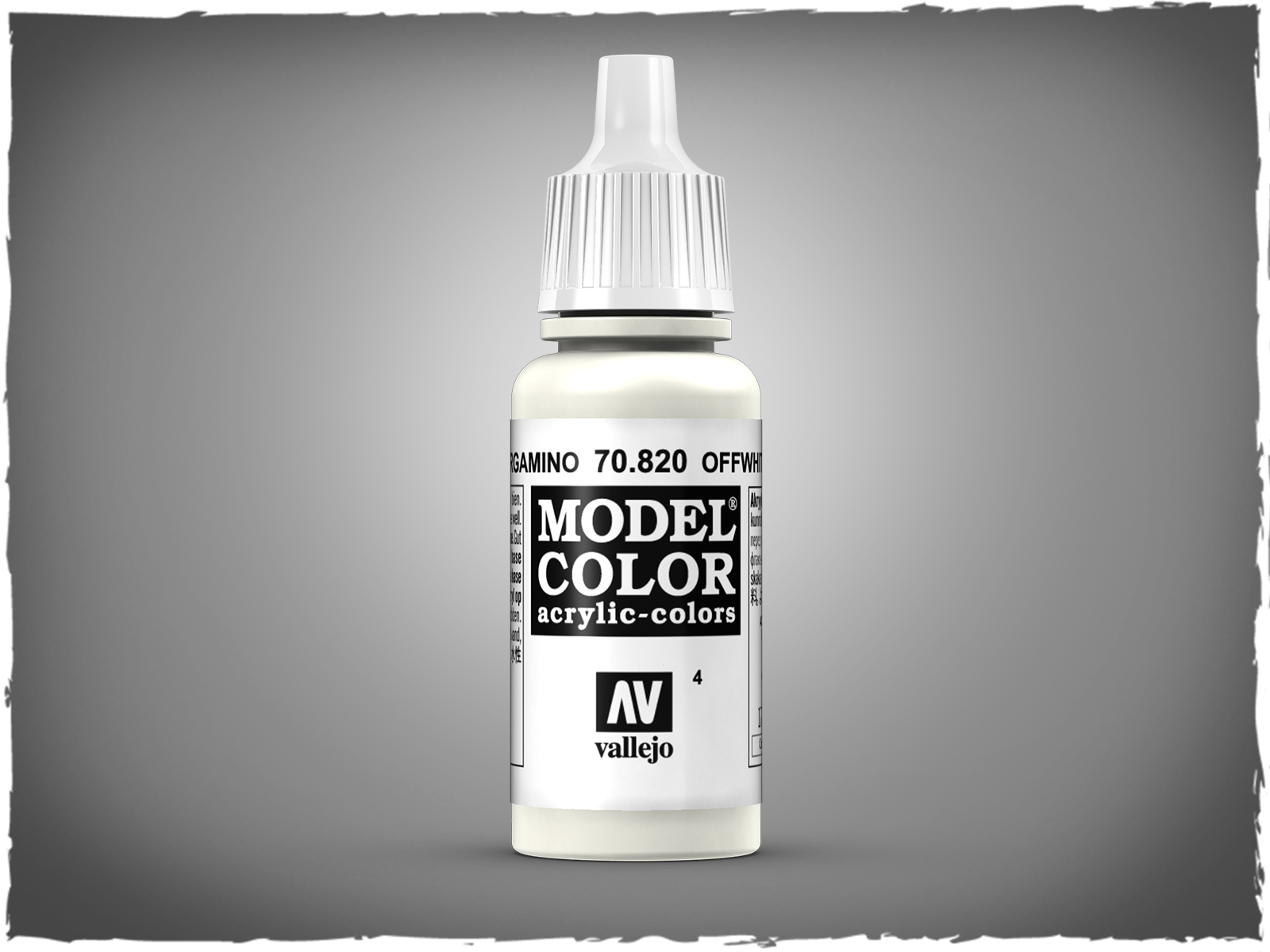 Vallejo Model Color Paint - Off-White - 70.820 Acrylic – Freedom Miniatures