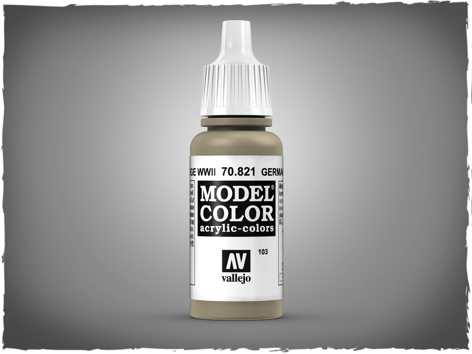 Vallejo Model Color Paint Set - WWII German Camouflage, Multicolor, 0.57 Fl  Oz (Pack of 12)