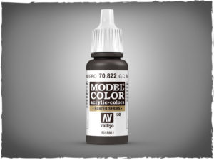 Vallejo Model Color acrylic paint - 70.822 German Camouflage Black Brown