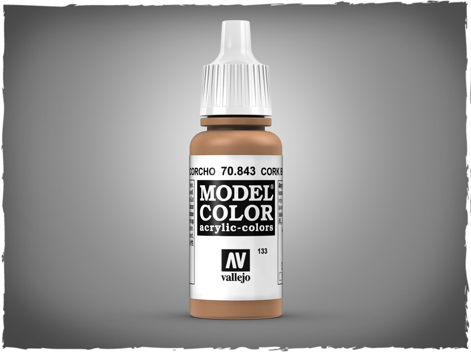 Vallejo Model Color acrylic paint - 70.843 Cork Brown