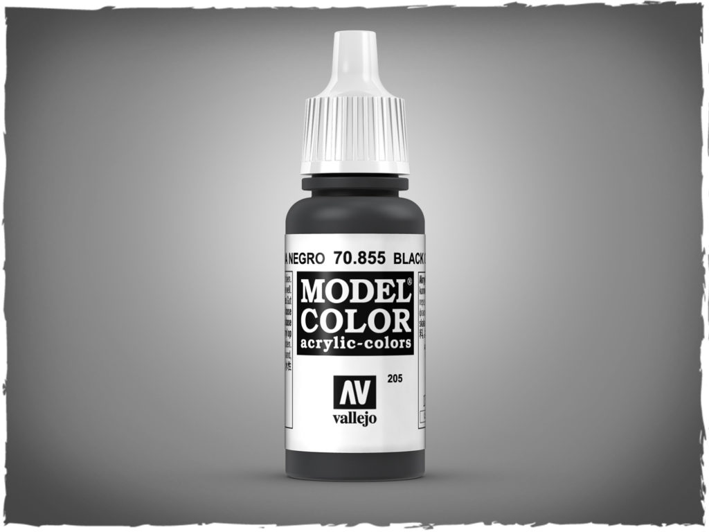 Vallejo Model Color acrylic paint 70.855 black glaze DeepCut Studio