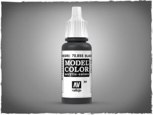 Vallejo Model Color acrylic paint - 70.855 black glaze
