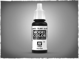 Vallejo Model Color acrylic paint - 70.861 glossy black