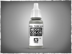 Vallejo Model Color acrylic paint - 70.864 natural steel