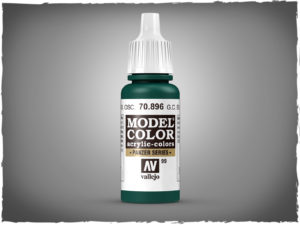 Vallejo Model Color acrylic paint - 70.896 German Camouflage Extra Dark Green