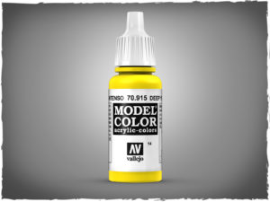Vallejo Model Color acrylic paint - 70.915 Deep Yellow