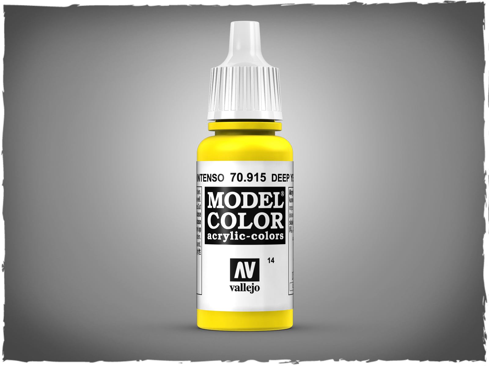 Vallejo Model Color acrylic paint - 70.915 Deep Yellow