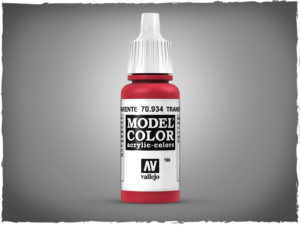 Vallejo Model Color acrylic paint - 70.934 Transparent Red