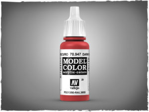 Vallejo Model Color acrylic paint - 70.947 Dark Vermilion