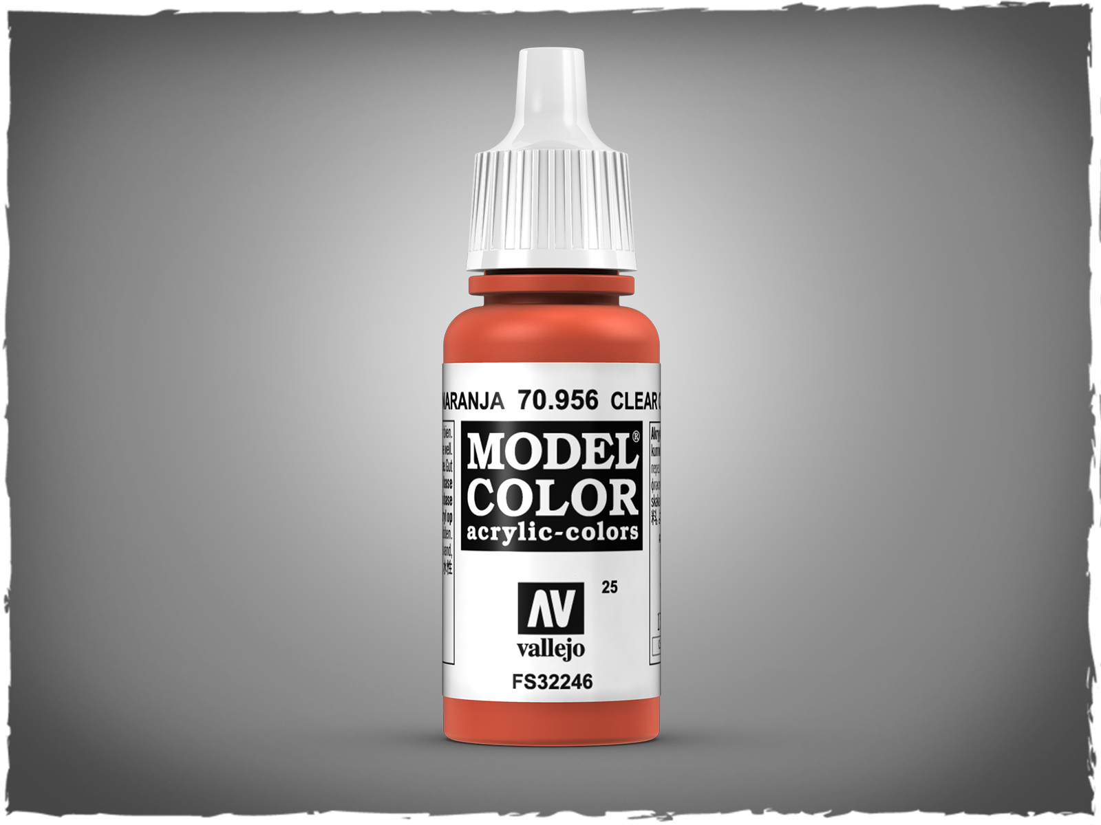 Vallejo Model Color acrylic paint - 70.956 Clear Orange