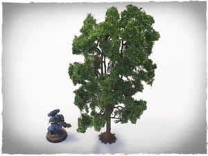 Model trees - 32 mm scale, chestnut tree