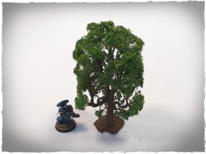 Model trees - 32 mm scale, oak