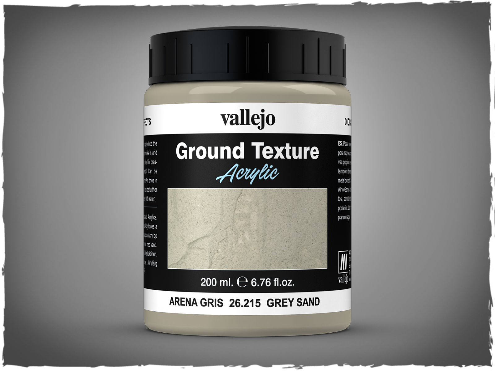 Vallejo Texture Paint, Set Of 4, 200 Ml Each