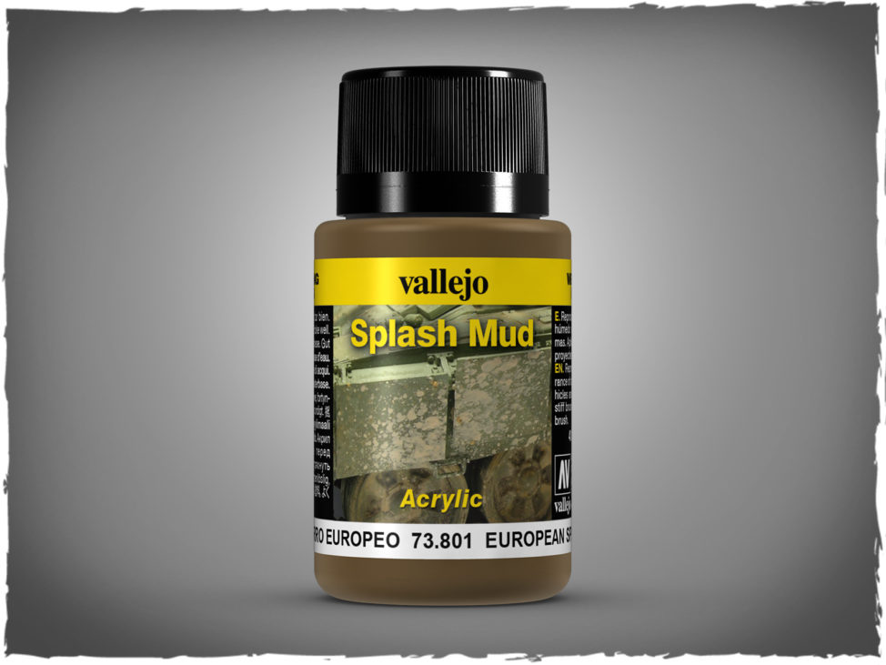 Vallejo brown splash mud weathering effects 40ml Vallejo brown splash mud weathering effects 40ml