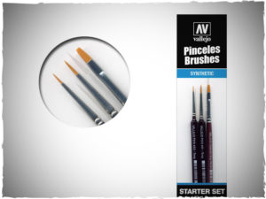 Vallejo synthetic brushes - starter set