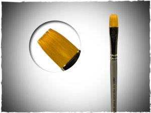 Vallejo synthetic brush - dry flat, size 12