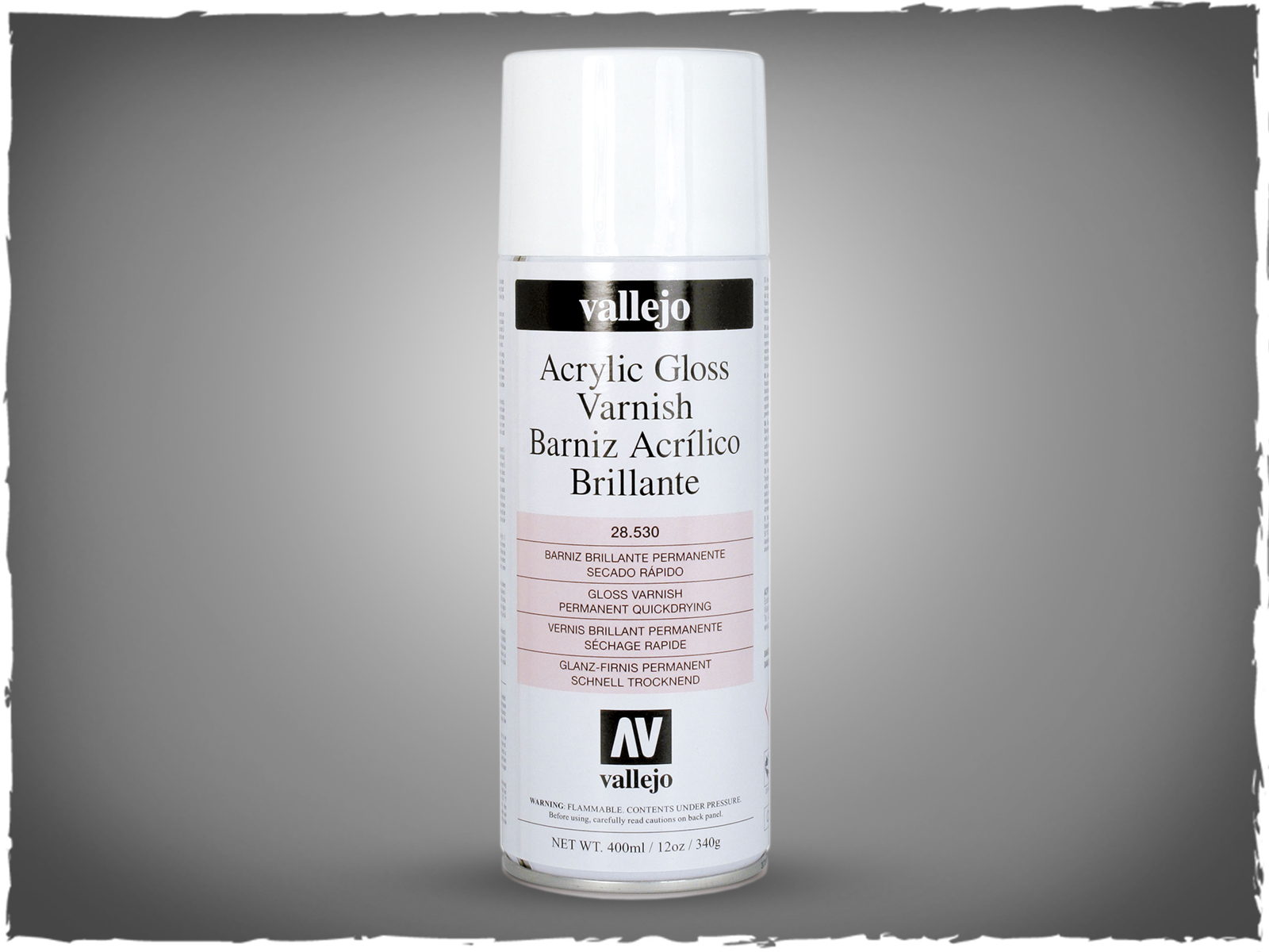 VALLEJO AEROSOL GLOSS VARNISH 530-400ML. – Artbeat