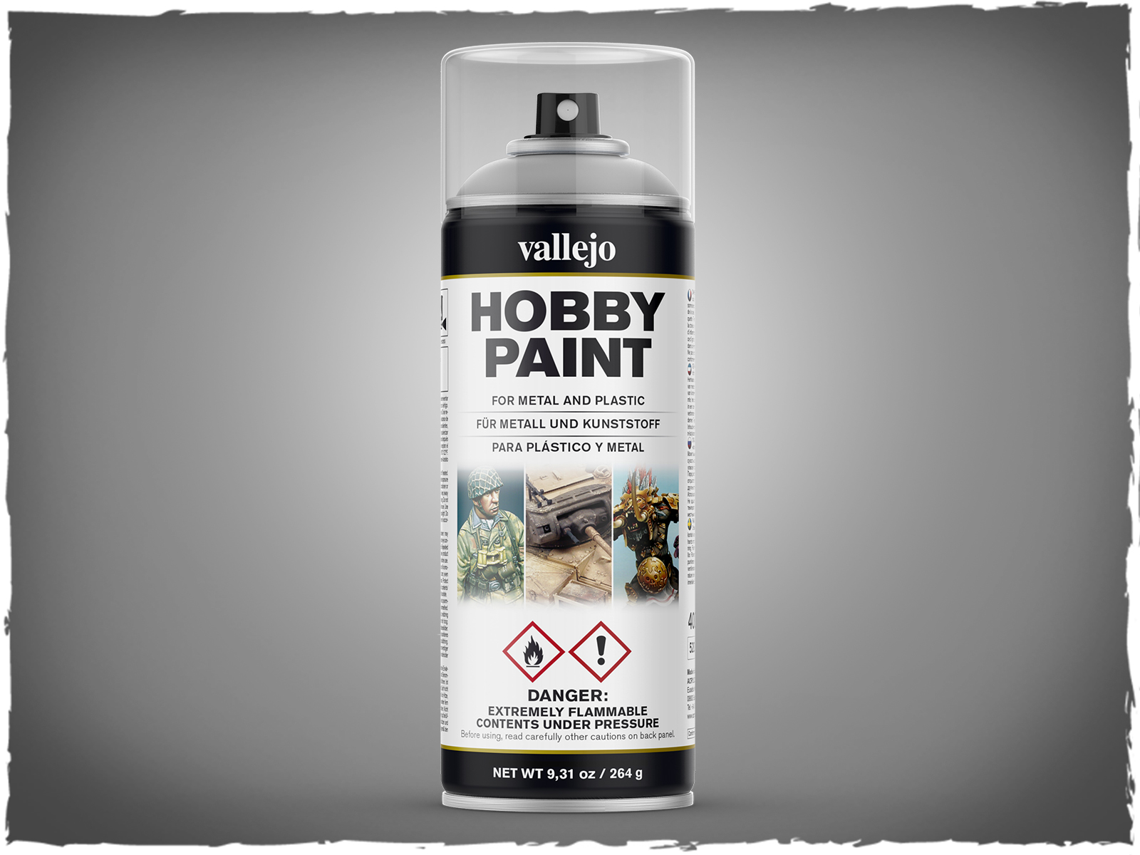 Vallejo paint spray - 28.011 Grey