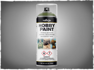 Vallejo paint spray - 28.027 Goblin Green