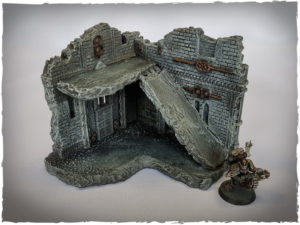 Prepainted scenery - gothic ruins #3