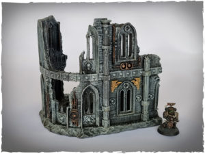 Prepainted scenery - gothic ruins #5