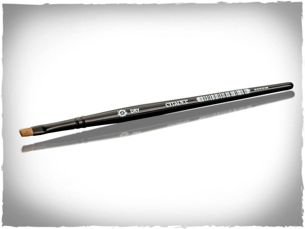Games Workshop Citadel Pinceau Synthetic DryBrush Small - Pinceau à Sec Pour Figurines Et Miniatures Games Workshop Citadel Pinceau Synthetic DryBrush Small - Pinceau à Sec Pour Figurines Et Miniatures