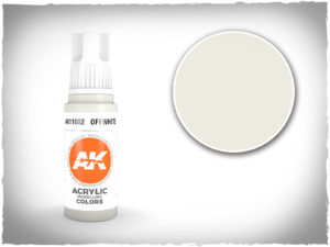 AK acrylic colors 3rd gen - AK11002 - Offwhite