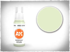 AK acrylic colors 3rd gen - AK11005 - Greenish White