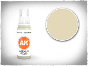 AK acrylic colors 3rd gen - AK11006 - Silver Grey