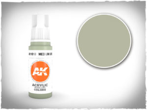 AK acrylic colors 3rd gen - AK11010 - Medium Grey